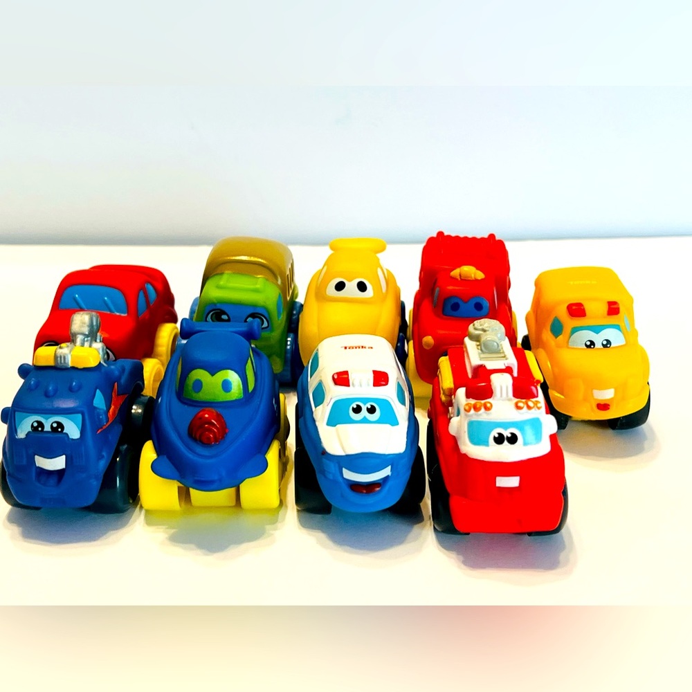 Tonka Lil Chuck and Friends Toy Car Lot of 9